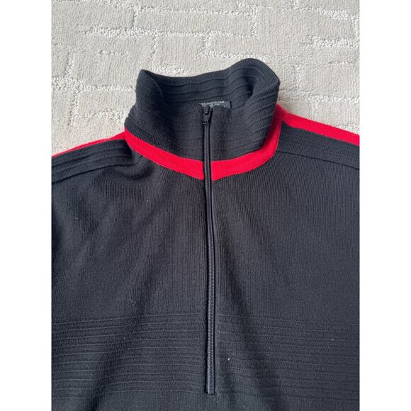 VTG OSSI Skiwear Wool Blend 1/2 Zip Sweater Turtleneck - Picture 6 of 8